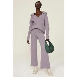 NAADAM Fisherman Polo Size S Purple